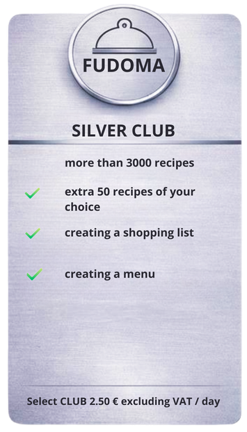 Silver Club Premium Membership - 3000+ Recipes, Shopping Lists & Menu Planner